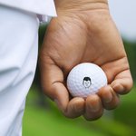 Personalized Comic Style Character  Golf Ball with Name Training Competition Birthday Gift for Golf Player