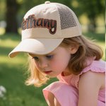 Personalized Multicolor Adjustable Baseball Cap with Name Travel Accessory Birthday Gift for Dad Kids
