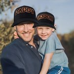 Personalized Multicolor Adjustable Baseball Cap with Name Travel Accessory Birthday Gift for Dad Kids