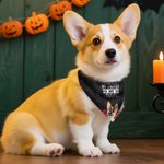 Personalized No Tricks Just Treats Devil Wings Cat Dog Soft Pet Bandana Spooky Season Halloween Gift for Pet Lovers Pet Parents