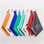 Toalla de Golf Absorbente Personalizada con Nombre y Clip para Colgar Accesorio Deportivo Regalo de Cumpleaños para Jugador de Golf Amante del Golf