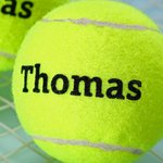 Personalized Multi-colour High Elasticity Tennis Balls with Name Single Can 3 Balls Practice Training Balls Team Sports Gift for Tennis Lovers