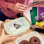 Personalized Flower Book Cartoon Character Waterproof Stickers with Name Back to School Birthday Gift for Book Lovers