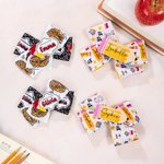 Personalized Pencil Composition Book Design Hair Bow Clip with Name and Card Hair Accessory Back to School First Day of Kindergarten Gift for Girls