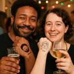 Gepersonaliseerde Komische stijl cartoon Avatar Tattoo Stickers met naam partij verjaardag Gift voor vrouwen mannen