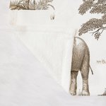 Personalised Cute Jungle Animals Soft Throw Blanket with First Name and Last Name Nursery Decor Birthday Baby Shower Gift for Kids Newborns