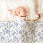 Personalised Forest Animal Swaddle Blanket Hat Headband Set with Name Baby Shower Photography Gift for Baby Newborn