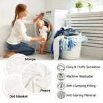 Personalised Cute Jungle Animals Soft Throw Blanket with First Name and Last Name Nursery Decor Birthday Baby Shower Gift for Kids Newborns