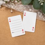 Personalized Wedding Photo Guestbook Playing Cards Set with Name and Date Engagement Wedding Favors Gift for Newlyweds Banquet Planners