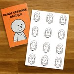 Autocollants de Tatouage Personnalisés avec Avatar Style Bande Dessinée et Nom Cadeau d’Anniversaire pour Femmes et Hommes