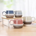 Taza de cerámica esmaltada personalizada de 500 ml con efecto degradado y grabado del nombre regalo de cumpleaños para familia y amigos