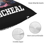 Personalised Dinosaur Lorry Soft Throw Pillow Cover with Name Room Decor Birthday Christmas Gift for Boys Girls