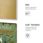 Personalized Pumpkin House Garden Vertical Metal Sign with Name and Title Garden Decor Halloween Gift for Grandparents Gardening Lovers