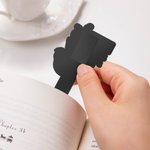 Personlig blommig bok tecknad karaktär magnetisk bokmärkesklämma med namn läsmaterial födelsedagspresent för familj vän