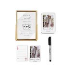 Personalized Wedding Photo Guestbook Playing Cards Set with Name and Date Engagement Wedding Favors Gift for Newlyweds Banquet Planners
