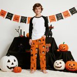 Personliga pyjamasbyxor med namn och dragsko i midjan Halloween Jul Födelsedagspresent till familj och vänner