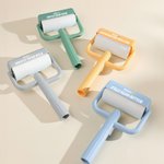 Personalised Paw Print Name Extra Sticky Pet Hair Pickup Lint Roller with Replaceable Core Pet Supplies Housewarming Birthday Gift for Pet Owners