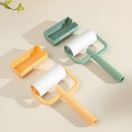 Personalised Paw Print Name Extra Sticky Pet Hair Pickup Lint Roller with Replaceable Core Pet Supplies Housewarming Birthday Gift for Pet Owners