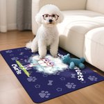 Personalisierte niedliche Katze Hund wischen Sie Ihre Pfoten Fußmatte mit Namen und Text Home Decor Geburtstag Housewarming Geschenk für Tierliebhaber