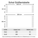 Personalisierter Super Weicher Schal mit Handgezeichnetem Sternzeichen und Namen Stickerei Geburtstag Herbst Winter Weihnachten Geschenk für Familie