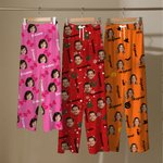 Personliga pyjamasbyxor med namn och dragsko i midjan Halloween Jul Födelsedagspresent till familj och vänner