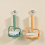 Personalised Paw Print Name Extra Sticky Pet Hair Pickup Lint Roller with Replaceable Core Pet Supplies Housewarming Birthday Gift for Pet Owners