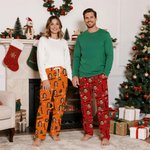 Personliga pyjamasbyxor med namn och dragsko i midjan Halloween Jul Födelsedagspresent till familj och vänner