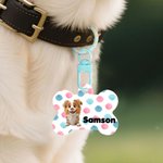 Personalised 3D Cartoon Dog Cat Bone Design Signage Pet Tag with Name Birthday Outdoor Activities Gift for Pet Lovers Owners