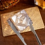 Personalisierte eingravierte Monogramm Whiskey Eiswürfelform Schale mit Stempel und Zange Bar Zubehör Party Geburtstag Jubiläum Geschenk für Barkeeper Männer