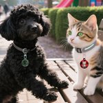 Personalisierte niedlichen Cartoon Pet Acryl Haustier Tag mit Namen täglichen Gebrauch Geburtstag Geschenk für Tierbesitzer