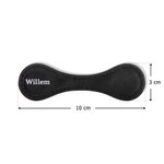 Gepersonaliseerde Lederen Magnetische Bladwijzerclip met Naamgravure Leesaccessoire Verjaardagscadeau voor Boekenliefhebbers en Boekenwurmen