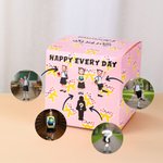 Henkilökohtainen 4-6 valokuvia akryyli koriste sokea laatikko Home Decor syntymäpäivä yllätys lahja ystävälle sokea laatikko rakastaja