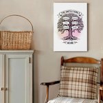 Personalized Family Tree of Life 1- 12 Names Canvas Poster Framed Frameless Painting Wall Decor Anniversary Christmas Housewarming Gift for Family