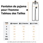 Pantalon de Pyjama Rayé Personnalisé avec Nom et Portrait Photo Cadeau d'Anniversaire pour la Famille Propriétaires d'Animaux de Compagnie