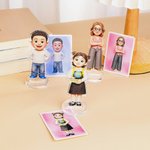 Henkilökohtainen 4-6 valokuvia akryyli koriste sokea laatikko Home Decor syntymäpäivä yllätys lahja ystävälle sokea laatikko rakastaja