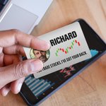 Personalized You Trade Stocks I've Got Your Back Photo Wallet Card with Name Daily Use Father's Day Birthday Gift for Dad Husband Man