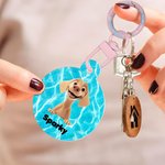 Personalisierte niedlichen Cartoon Pet Acryl Haustier Tag mit Namen täglichen Gebrauch Geburtstag Geschenk für Tierbesitzer
