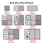 Personalisierte eingravierte Monogramm Whiskey Eiswürfelform Schale mit Stempel und Zange Bar Zubehör Party Geburtstag Jubiläum Geschenk für Barkeeper Männer