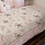 Personalized Cowgirl Desert Soft Throw Blanket with Name Swaddle Room Decor Birthday Baby Shower Gift for Mom Newborn