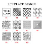 Personalisierte eingravierte Monogramm Whiskey Eiswürfelform Schale mit Stempel und Zange Bar Zubehör Party Geburtstag Jubiläum Geschenk für Barkeeper Männer