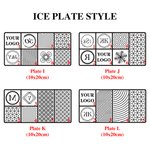 Personalisierte eingravierte Monogramm Whiskey Eiswürfelform Schale mit Stempel und Zange Bar Zubehör Party Geburtstag Jubiläum Geschenk für Barkeeper Männer