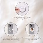 Personalisierte Cartoon Charakter magnetische Telefongriff Telefon Zubehör Geburtstag Jahrestag Geschenk für Mädchen Frauen