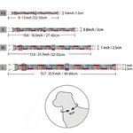 Personalised Mosaic Print Pet Collar with Name and Number Pet Party Birthday Gift for Pet Lovers Owner