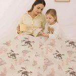 Personalized Cowgirl Desert Soft Throw Blanket with Name Swaddle Room Decor Birthday Baby Shower Gift for Mom Newborn