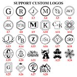 Personalisierte eingravierte Monogramm Whiskey Eiswürfelform Schale mit Stempel und Zange Bar Zubehör Party Geburtstag Jubiläum Geschenk für Barkeeper Männer