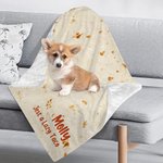 Henkilökohtainen hauska Tortilla pehmeä lemmikkieläinten heittopeitto, jossa on nimi ja teksti Home Decor syntymäpäivä joululahja kissan koiran lemmikkieläinten ystäville