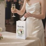 Personalized Cartoon Bride and Groom Food-Grade Paper Treat Bags with Name Set of 10 Wedding Favor Decor for Couple Guest Newlywed