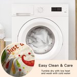 Personalised Funny Tortilla Soft Round Throw Blanket with Name and Text Home Decor Birthday Christmas Gift for Best Friend Taco Lover