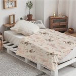 Personalized Cowgirl Desert Soft Throw Blanket with Name Swaddle Room Decor Birthday Baby Shower Gift for Mom Newborn