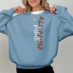 Personalized Football Design Unisex T-shirt Sweatshirt Hoodie with Name and Number Game Day Club Gift for Mom Football Lovers